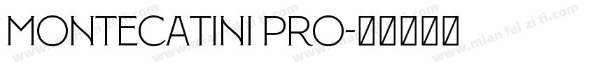 Montecatini Pro字体转换